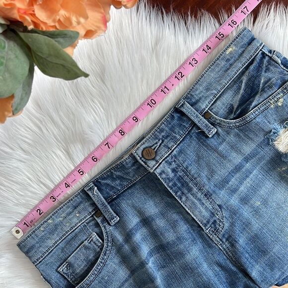 Anthropologie Holding Horses Painted Gable Boyfriend Shorts - Picture 6 of 13